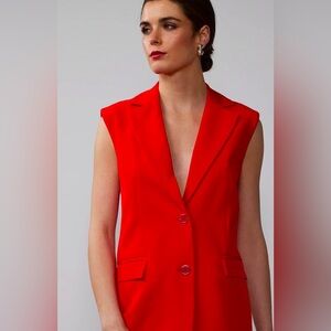 NY&C Notch Lapel Single Breasted Sleeveless Vest: work wardrobe must have